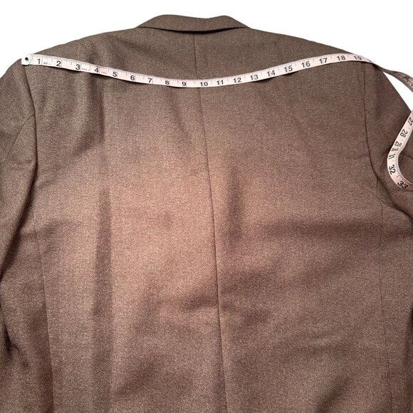 Canali Milano Italy Surreys Wool Single Breasted Blazer Mens Coat Notch 3 Button - Picture 10 of 16